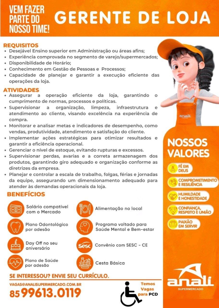 photo_4954445269764344722_y O supermercado Anali está contratando são vagas disponíveis Diversas Oportunidades Supermercado