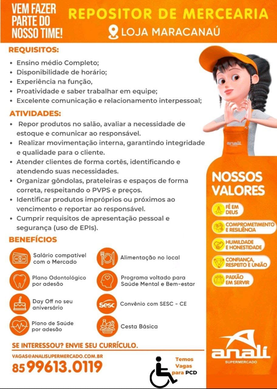 photo_4954445269764344728_y O supermercado Anali está contratando são vagas disponíveis Diversas Oportunidades Supermercado  