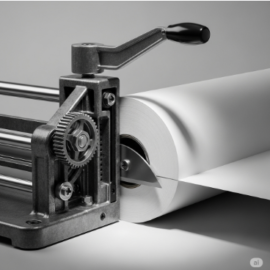 CORTADOR DE BOBINA DE PAPEL