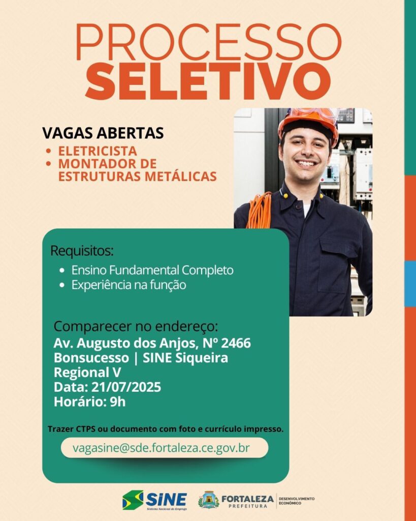 img-20250720-wa01468623643022437665818-819x1024 Seleção 21/07/2025 Para Eletricista e Montador de Estruturas Metálicas Montador