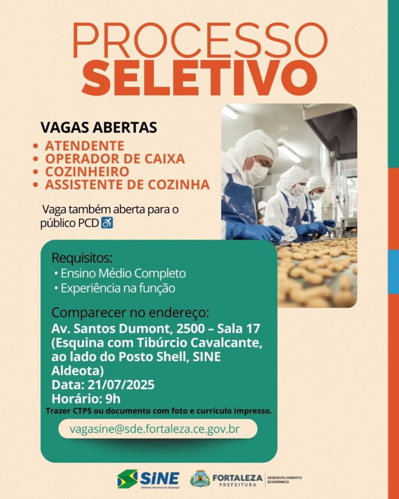 img-20250720-wa01475506415990122149917-819x1024 Vagas para Auxiliar de Cozinha e Cozinheiro 21/07/25 as 09hs
