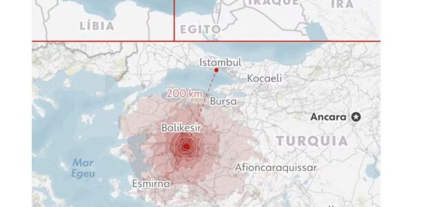 Terremoto de magnitude 6,1 atinge o oeste da Turquia e deixa um morto Terremoto de magnitude 6,1 atinge o oeste da Turquia e deixa um morto