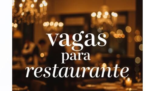 Vagas Para Restaurante em Fortaleza-Ce Vagas Para Restaurante em Fortaleza-Ce
