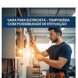 VAGA PARA ELETRICISTA VAGA PARA ELETRICISTA