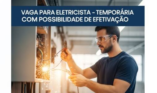 VAGA PARA ELETRICISTA VAGA PARA ELETRICISTA