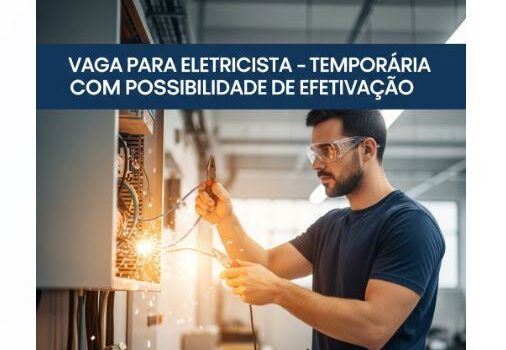 VAGA PARA ELETRICISTA