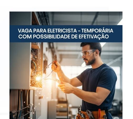 VAGA PARA ELETRICISTA