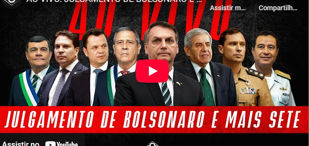 Julgamento Bolsonaro STF Ao Vivo! Julgamento Bolsonaro STF Ao Vivo!