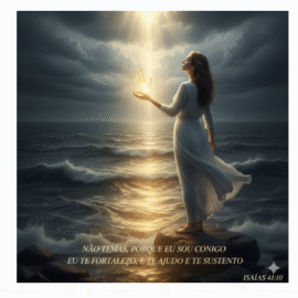 Mensagem do dia A Força que Vence o Medo: Foco na Promessa