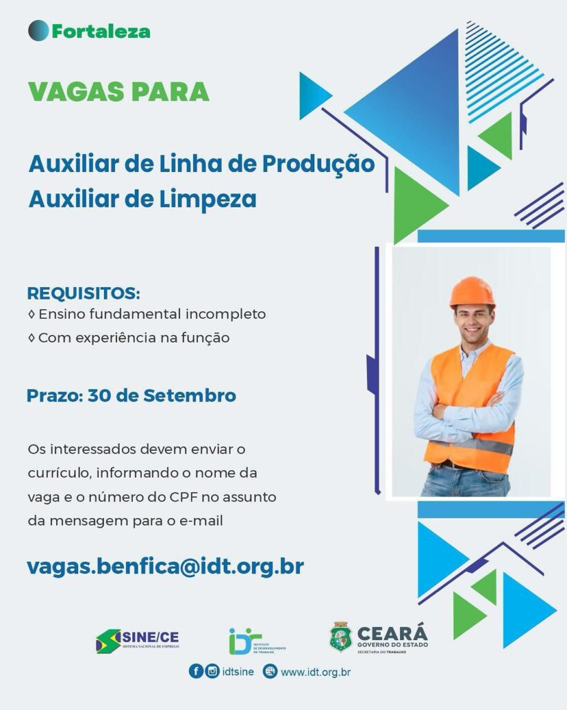img_20250921_135847_7583155319535362897123-819x1024 Vaga para Auxiliar de Limpeza e Produção Auxiliar de limpeza Auxiliar de Produção  