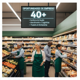 Supermercado Dmais está Recebendo currículos de pessoas de 40 anos ou mais