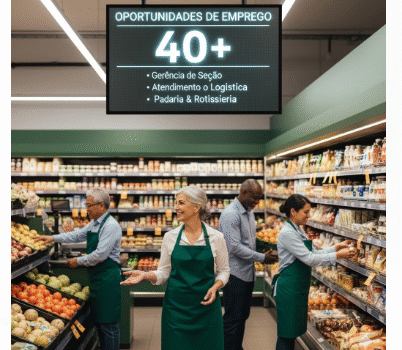 Supermercado Dmais está Recebendo currículos de pessoas de 40 anos ou mais