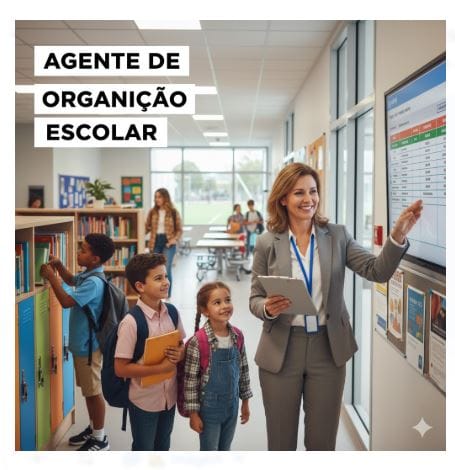 Conheça a Profissão de Agente de Organização Escolar (AOE).