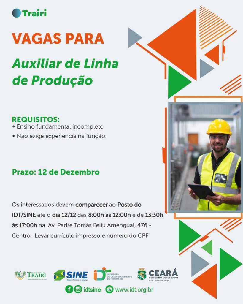 img_20251125_212506_308226150203268394608-819x1024 Auxiliar de Produção - Trairi Auxiliar de Produção  