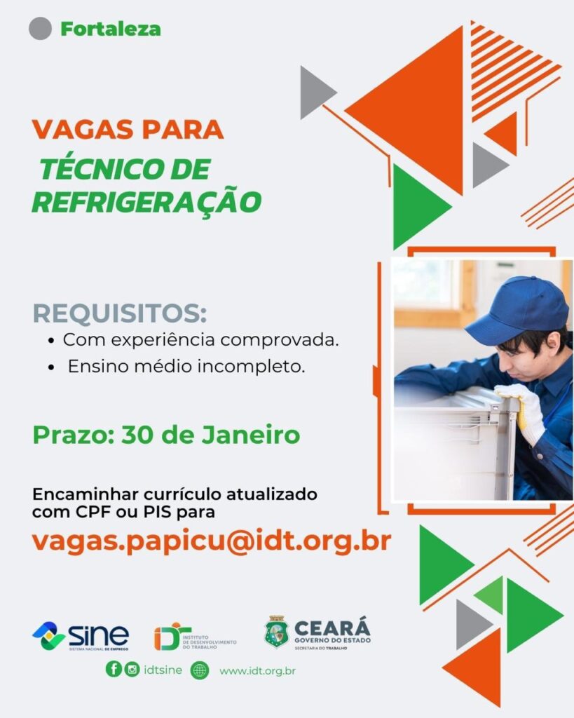 img-20260109-wa0008614093117568780672-819x1024 Vaga para Técnico de Refrigeração até 30/01/26 Técnico em Refrigeração  