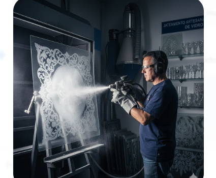 Conheça A profissão de Jateador de Vidro