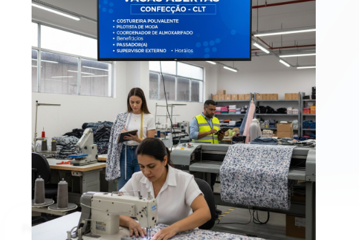 Oportunidades de Carreira na Indústria Têxtil: Vagas Abertas