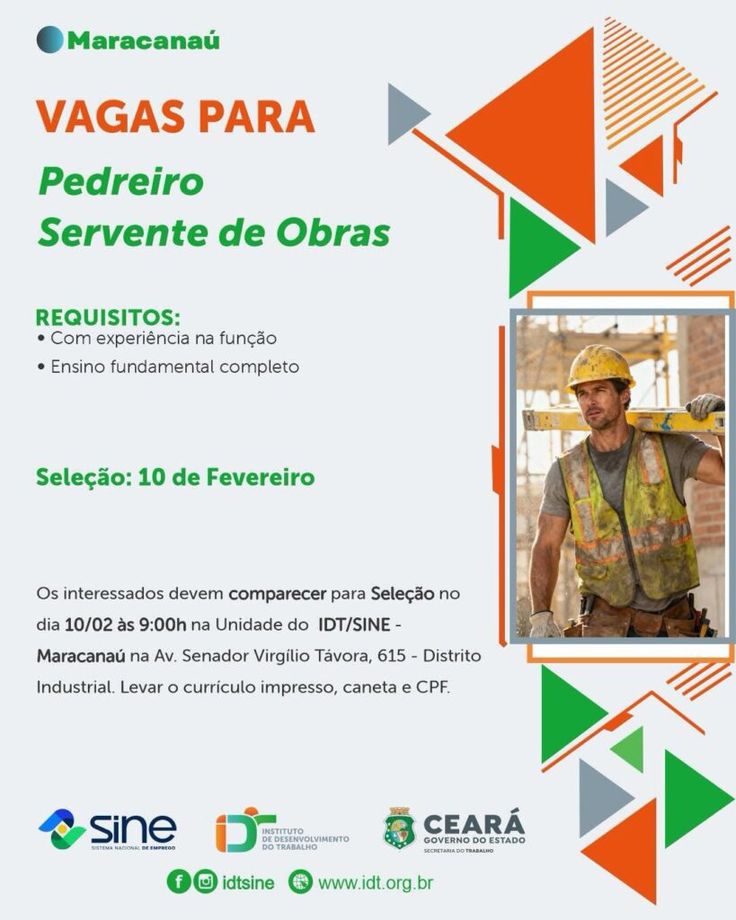 img_20260206_071851_8157056116223975308767-819x1024 Vaga para Pedreiros -&nbsp; Maracanaú Maracanaú Pedreiro  
