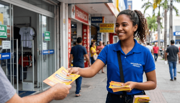 Vaga de Emprego: Panfletista e Promotor de Vendas em Fortaleza, CE Vaga de Emprego: Panfletista e Promotor de Vendas em Fortaleza, CE