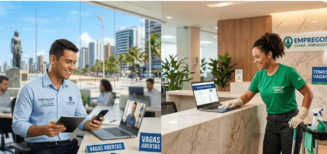 Vagas de Emprego em Fortaleza: Oportunidades para Consultor de Vendas e Auxiliar de Serviços Gerais