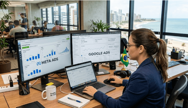 Vaga para Gestor de Tráfego Pago em Fortaleza (Meta Ads e Google Ads)