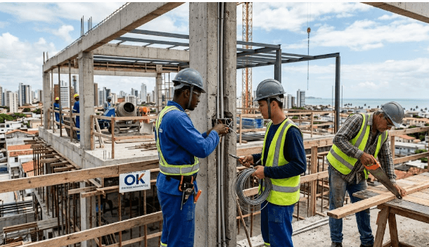 Vagas de Emprego em Fortaleza: Construtora OK Abre Seleção para Construção Civil
