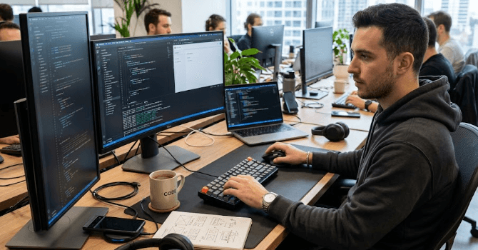 Conheça a profissão de Desenvolvedor Full Stack Conheça a profissão de Desenvolvedor Full Stack