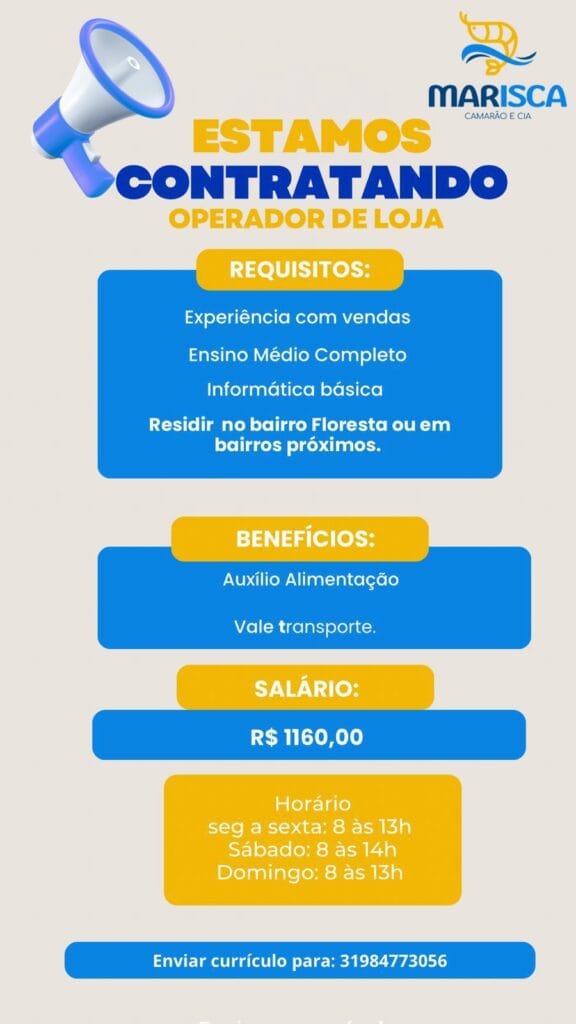 img-20260420-wa00152264075276808790508-576x1024 Marisca Camarão e CIA Seleciona Operador de Loja Operador de Loja  
