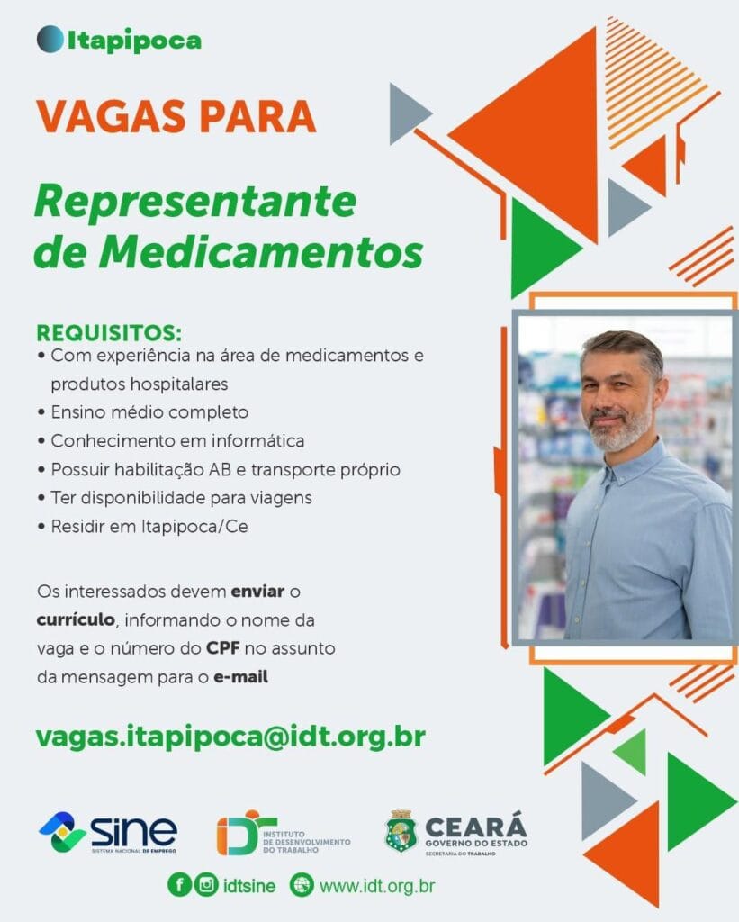 img_20260411_113459_6852813040111426941903-821x1024 Vaga para Representante de Medicamentos Itapipoca/CE Itapipoca Representante Comercial  