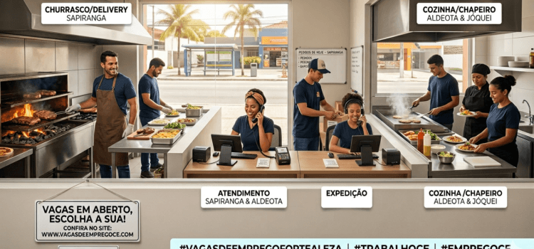 Vagas de Emprego em Fortaleza: Seleção Urgente para Início Imediato Vagas de Emprego em Fortaleza: Seleção Urgente para Início Imediato