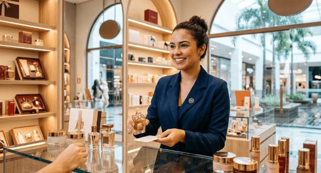Vagas de Emprego em Fortaleza: Demonstrador de Cosméticos de Luxo (Trabalhe Conosco)