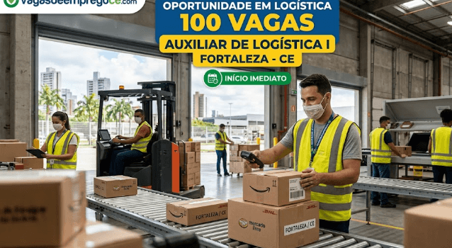 Vagas de Emprego em Fortaleza: Auxiliar de Logística I com Início Imediato