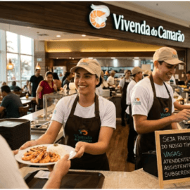Vagas de Emprego em Fortaleza: Vivenda do Camarão Abre Seleção Urgente