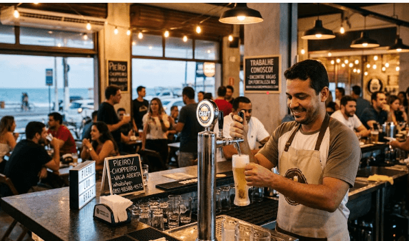 📋 Vagas de Emprego em Fortaleza: Oportunidade para Chopeiro e Pieiro de Bar 📋 Vagas de Emprego em Fortaleza: Oportunidade para Chopeiro e Pieiro de Bar