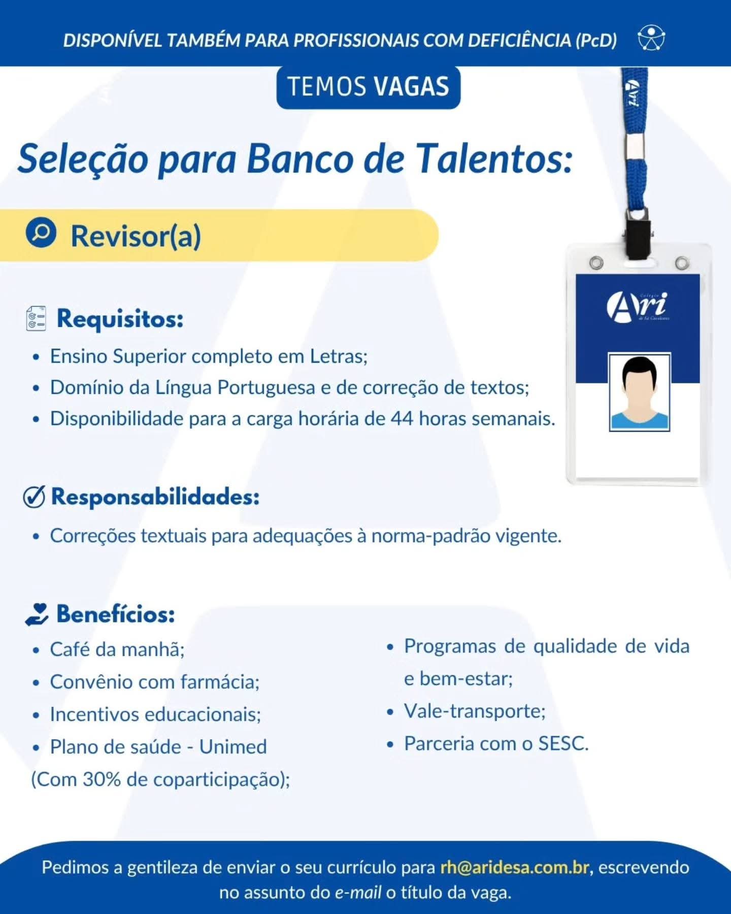IMG-20260504-WA0610 Ari de Sá Abre Seleção Para Diversas Oportunidades em Fortaleza Diversas Oportunidades Ensino Médio Estágio Fortaleza Nível Superior  
