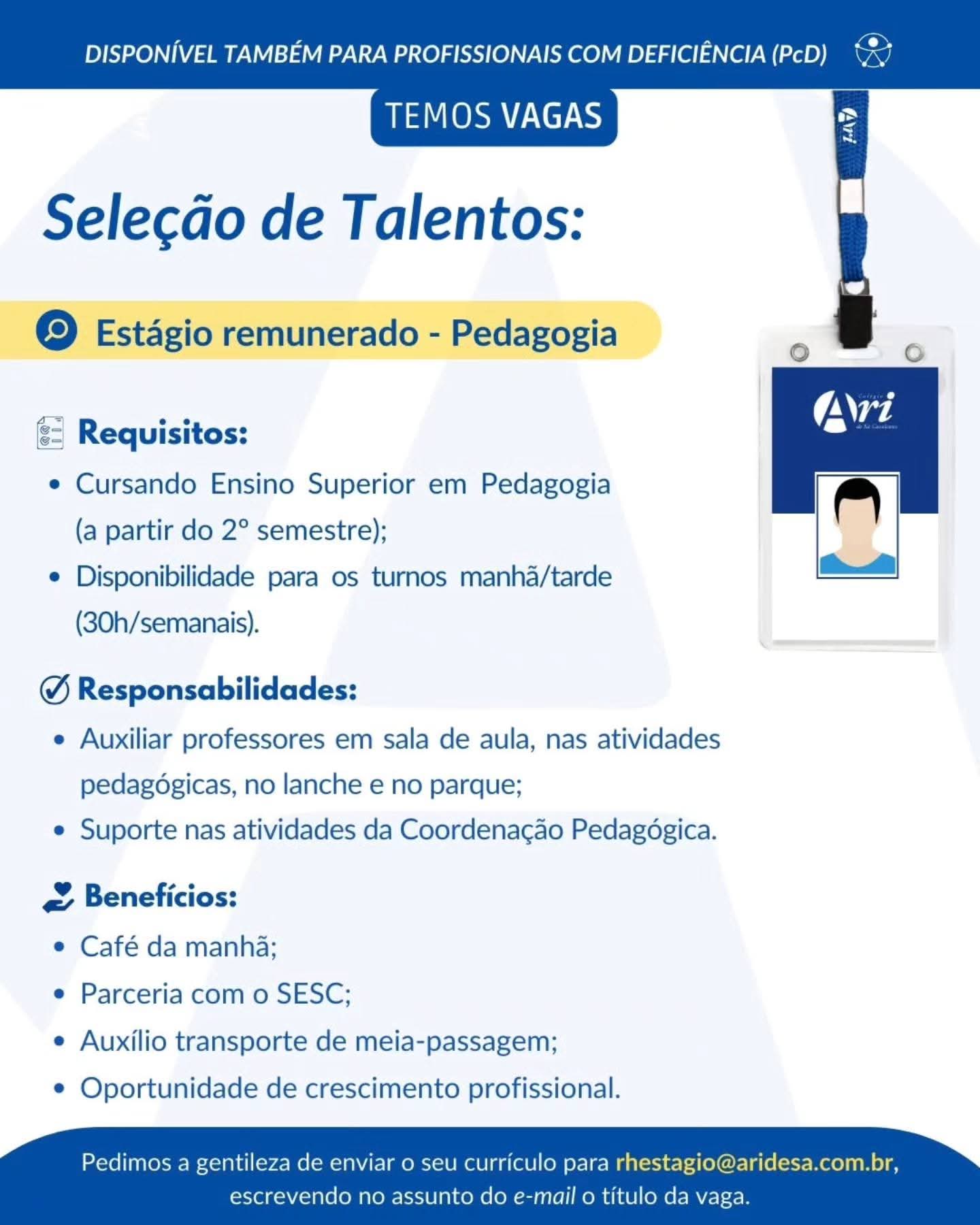 IMG-20260504-WA0611 Ari de Sá Abre Seleção Para Diversas Oportunidades em Fortaleza Diversas Oportunidades Ensino Médio Estágio Fortaleza Nível Superior  
