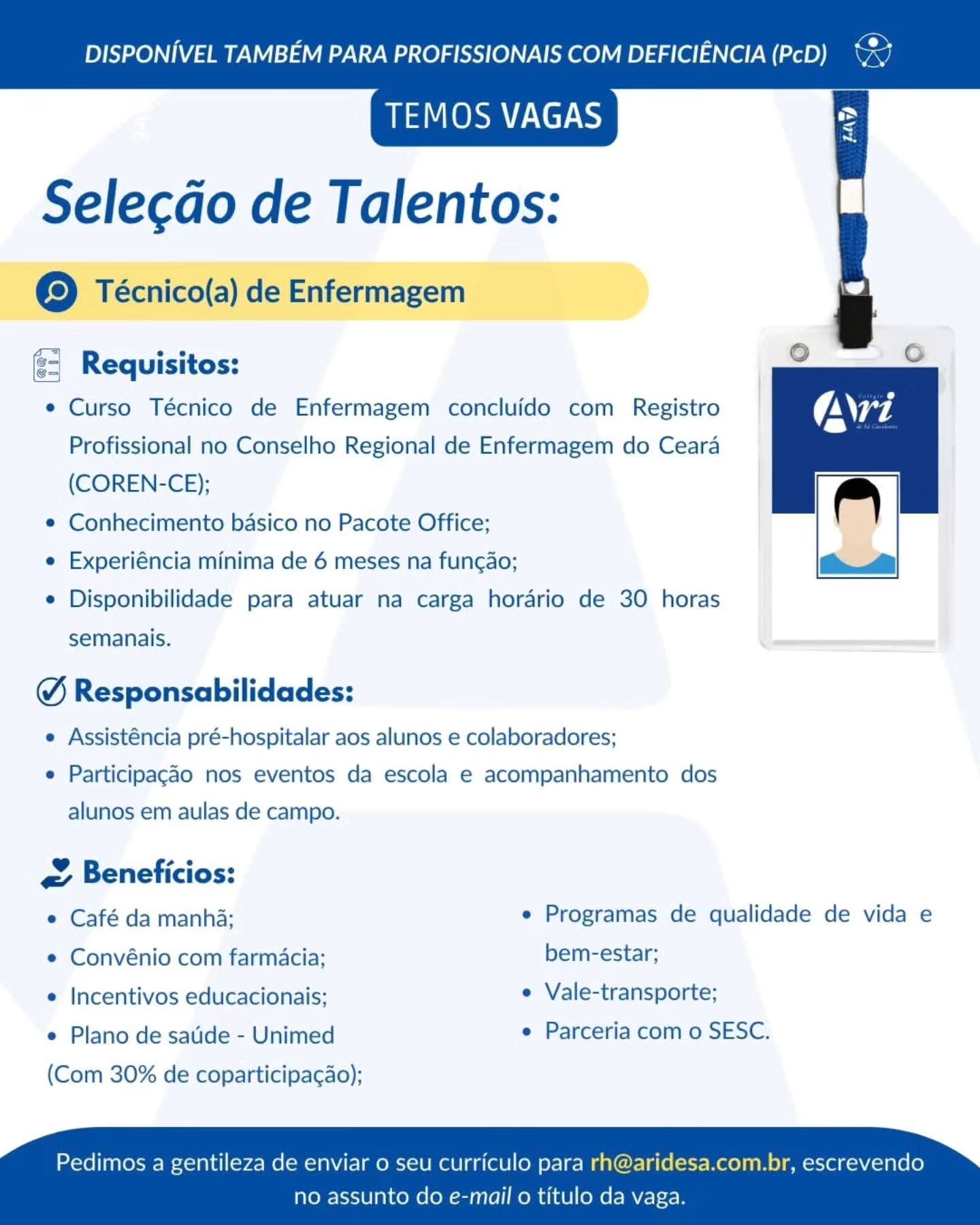 IMG-20260504-WA0612 Ari de Sá Abre Seleção Para Diversas Oportunidades em Fortaleza Diversas Oportunidades Ensino Médio Estágio Fortaleza Nível Superior  