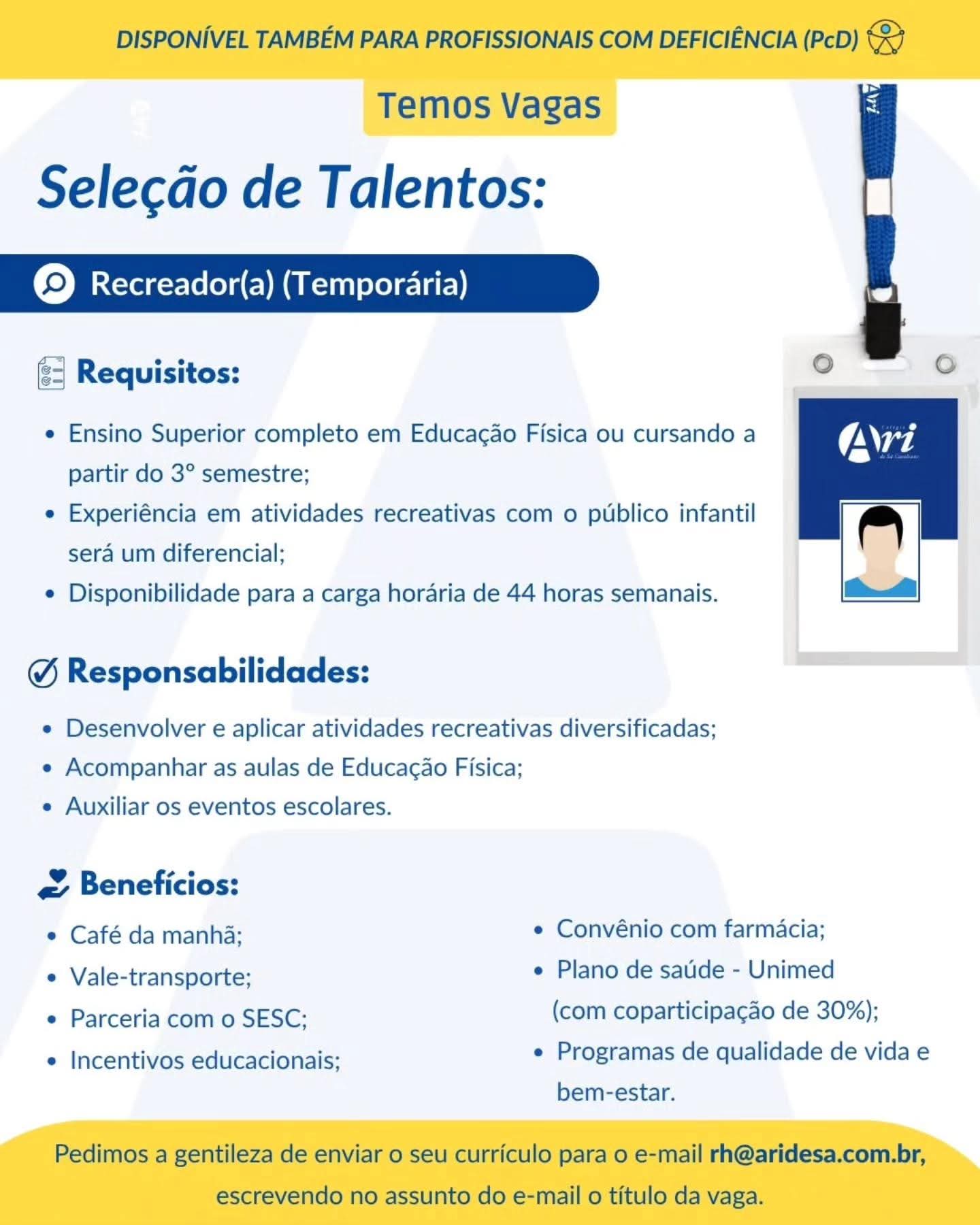 IMG-20260504-WA0621 Ari de Sá Abre Seleção Para Diversas Oportunidades em Fortaleza Diversas Oportunidades Ensino Médio Estágio Fortaleza Nível Superior  