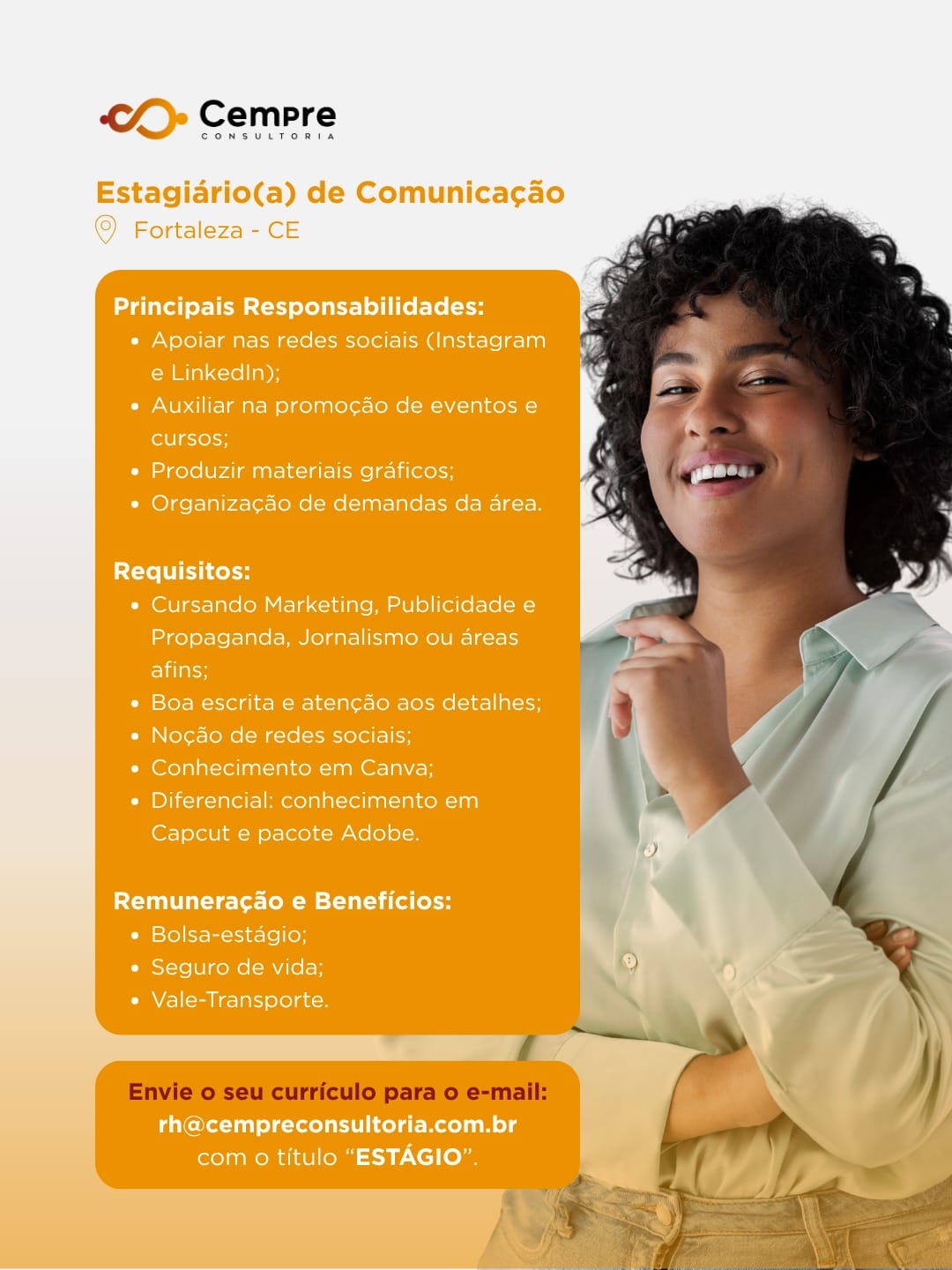 IMG-20260508-WA0048 Cempre Consultoria Abre Diversas Oportunidades em Fortaleza Diversas Oportunidades Ensino Médio Fortaleza Nível Superior  