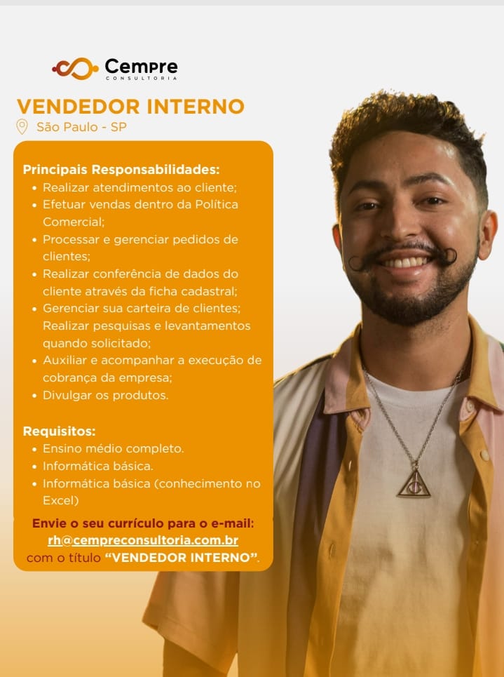 IMG-20260508-WA0056 Cempre Consultoria Abre Diversas Oportunidades em Fortaleza Diversas Oportunidades Ensino Médio Fortaleza Nível Superior  