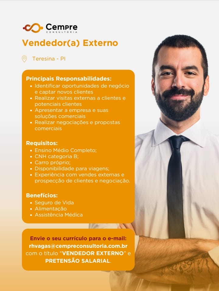 IMG-20260508-WA0059 Cempre Consultoria Abre Diversas Oportunidades em Fortaleza Diversas Oportunidades Ensino Médio Fortaleza Nível Superior  