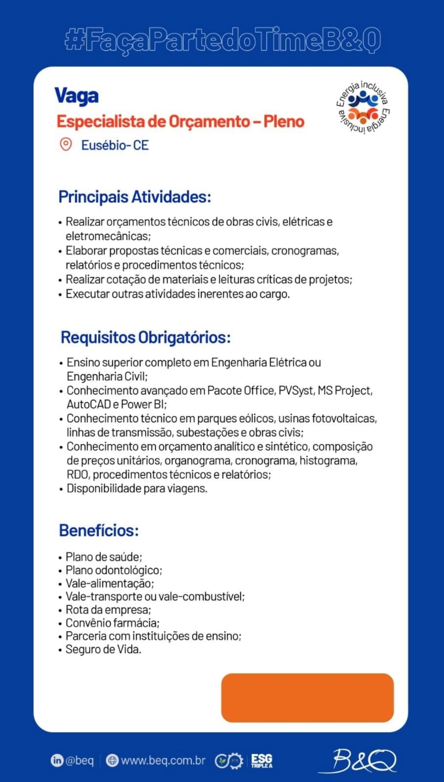 IMG-20260521-WA0188 Vaga para Especialista em Orçamento - Eusébio Nível Superior Orçamentista  