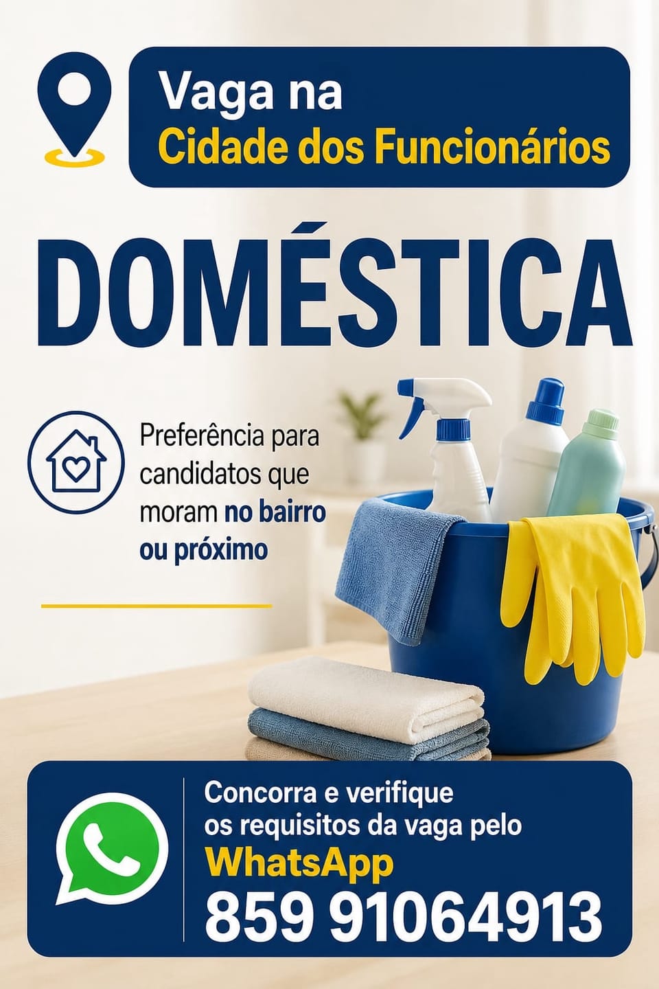 IMG-20260521-WA0190 Vaga para Doméstica - Fortaleza CE Doméstica  
