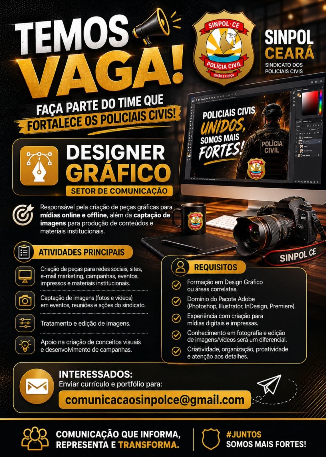 IMG-20260527-WA0411 Sinpol Ceará  Abre Vaga para Designer Gráfico Designer Gráfico  