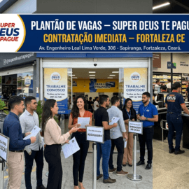 Vagas de Emprego em Supermercado em Fortaleza: Como Se Candidatar no Super Deus te Pague