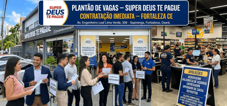 Vagas de Emprego em Supermercado em Fortaleza: Como Se Candidatar no Super Deus te Pague