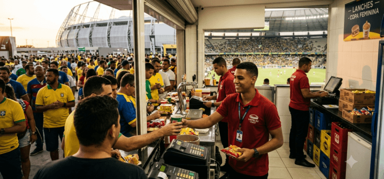 Vagas para Atendente de Eventos Esportivos na Arena Castelão Vagas para Atendente de Eventos Esportivos na Arena Castelão