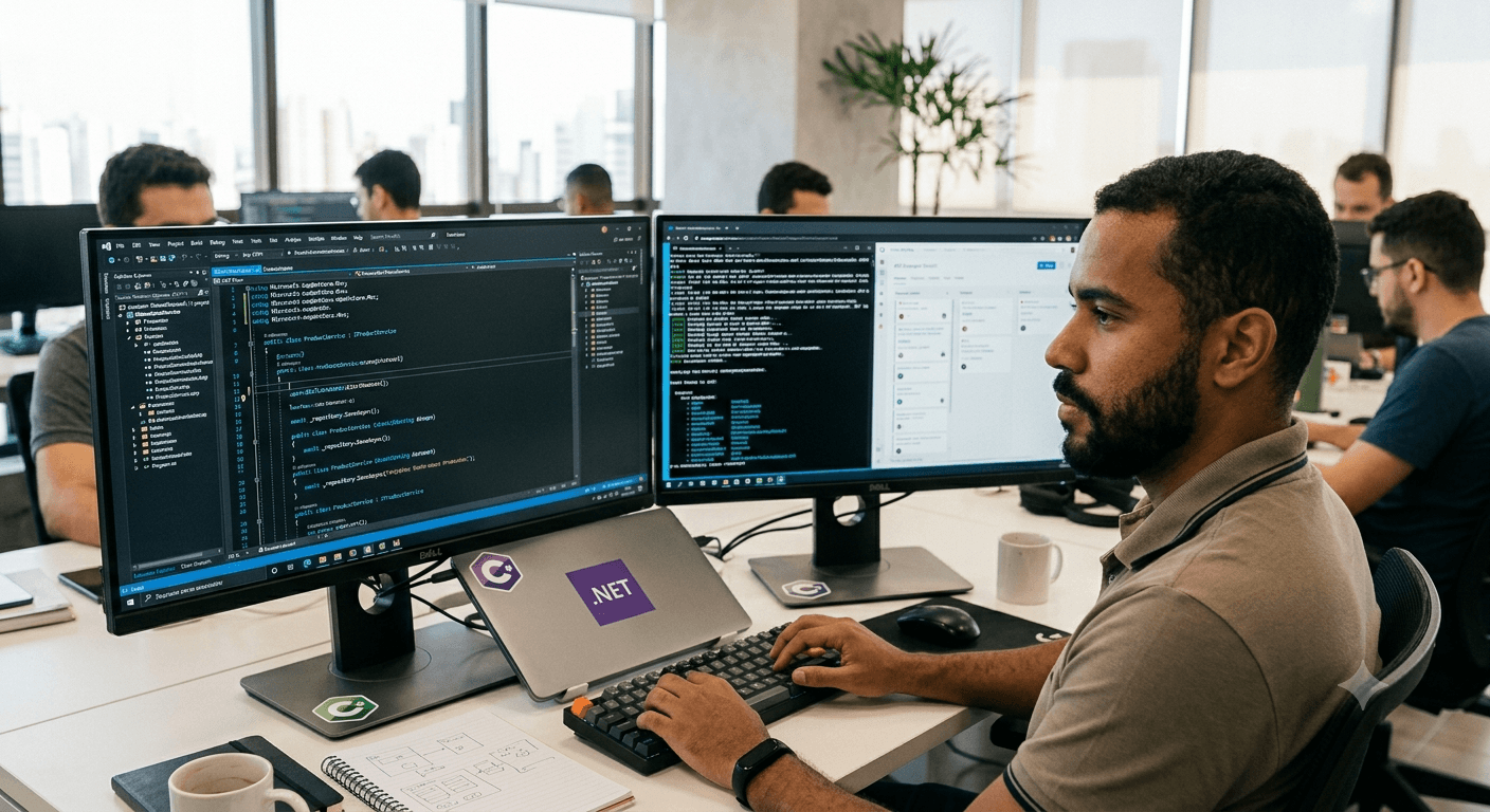 Média Salarial de Engenheiro de Software .NET C