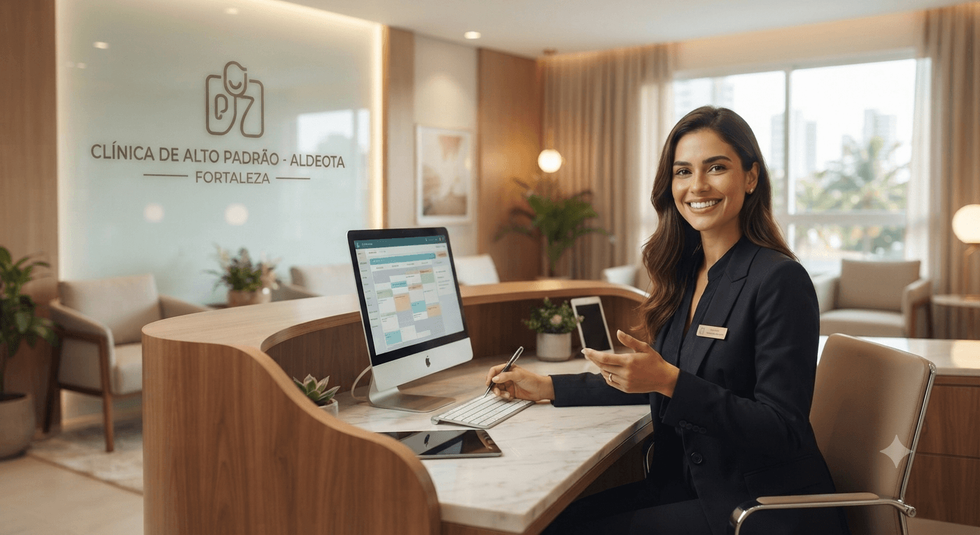 Oportunidade de Emprego em Fortaleza: Vaga para Recepcionista em Clínica de Alto Padrão na Aldeota