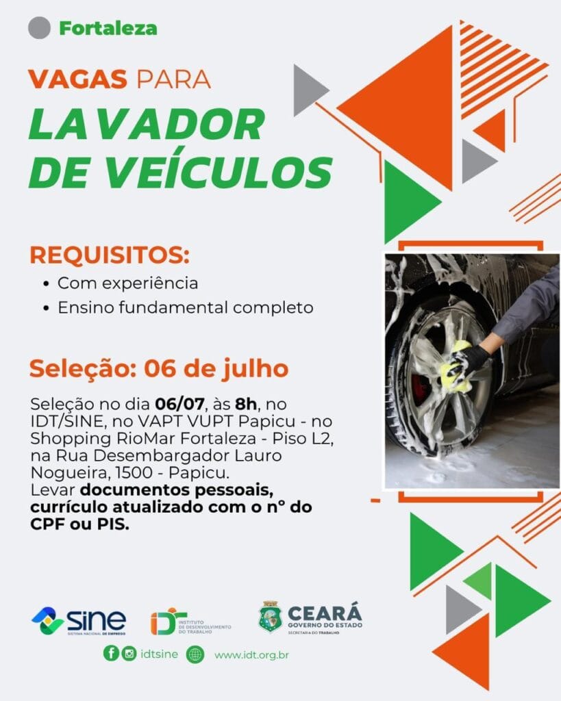 img-20260630-wa01986116206288794897345-819x1024 Vaga para Lavador de Veículos, Seleção 06/07/2026 - Fortaleza/CE Uncategorized